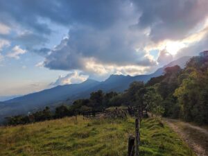 Sunset at Finca Suasie