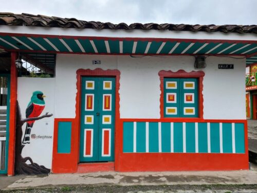 Colorful house in Salento