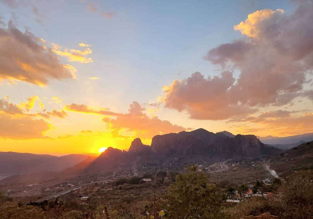 Sunset in Tepoztlan