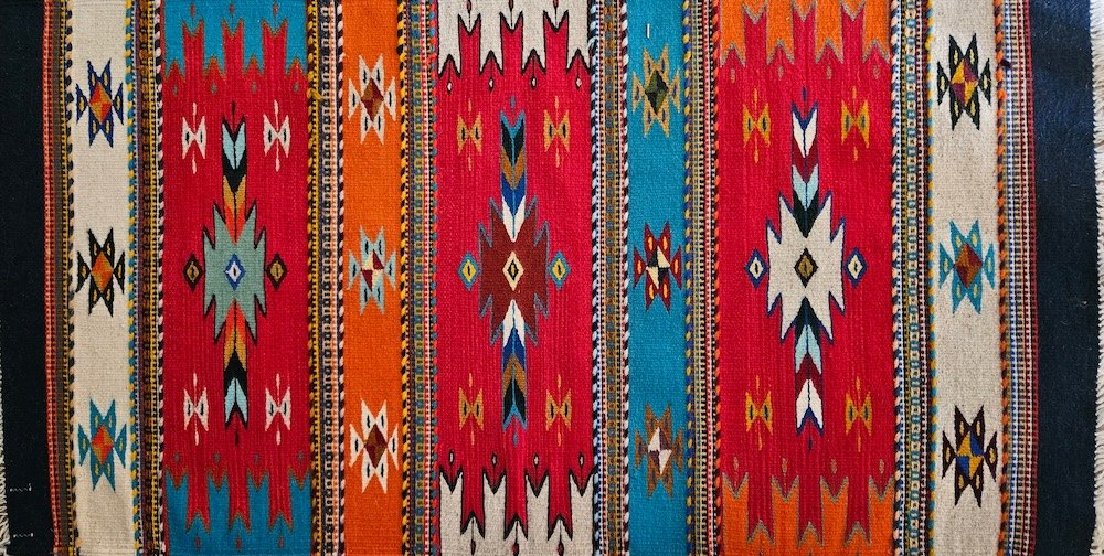 Handwoven Zapotec rug. ~3×5 for around $110 USD