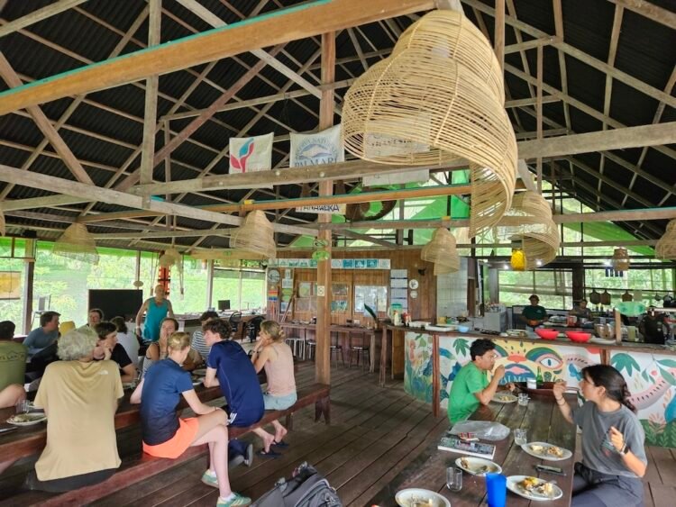Mess Hall and Visitor Center at Palmari Nature Reserve