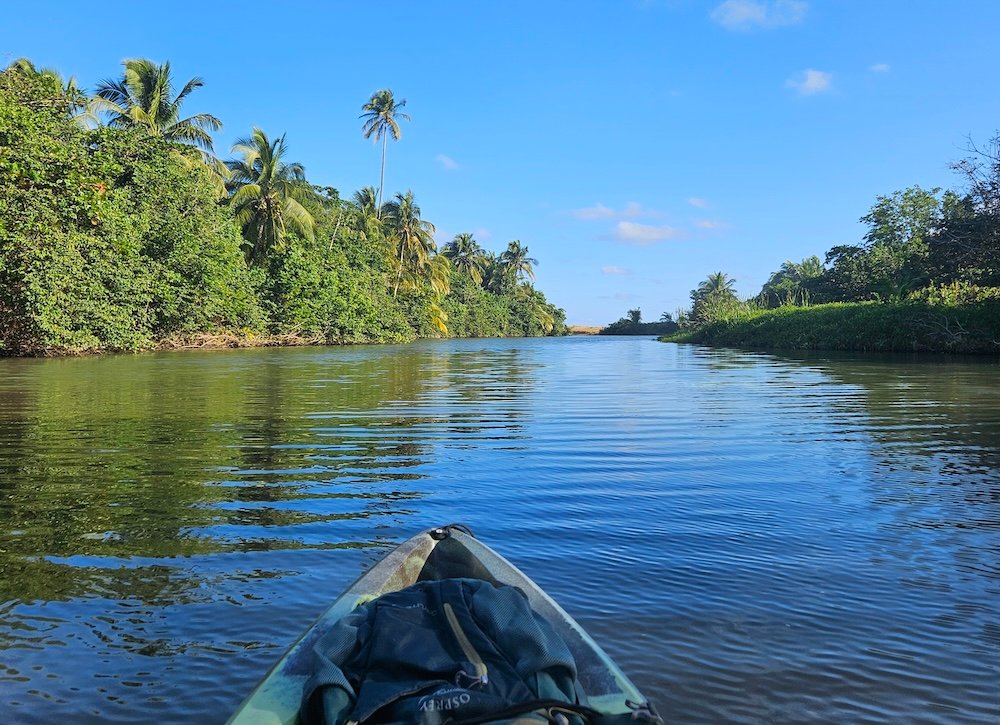 kayaking on rio sabana
