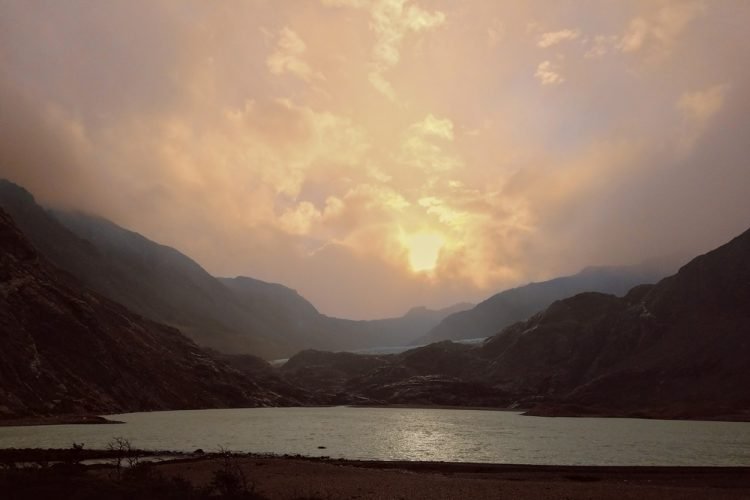 Lago Toro on the Huemul Circuit backpacking in patagonia