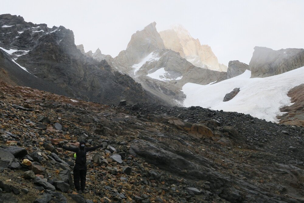Paso Cuadrado hike near Piedra del Fraile